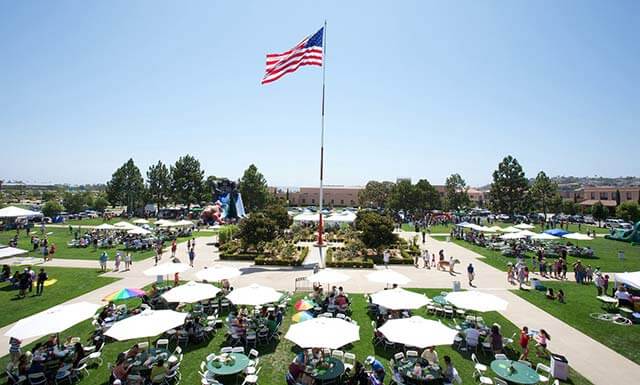 Large picnic event in San Diego